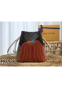 Louis Vuitton LVxYK NeoNoe Bucket Bag with colorful Pumpkin print m46473 