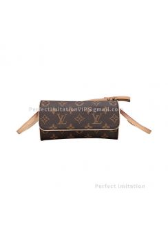 Louis Vuitton Pochette Twin PM Shoulder Bag Monogram M51854