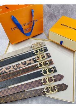 Louis Vuitton LV Everyday 30MM Reversible Classic Monogram Canvas Belt 