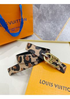 Louis Vuitton LV Everyday 30MM Reversible Belt Leopard Print