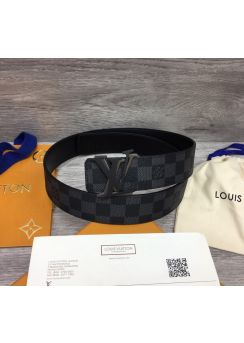 Louis Vuitton Belt LV Shake Reversible Belt Black Damier Canvas 40MM