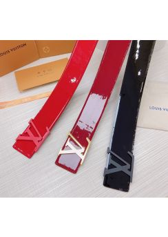 Louis Vuitton LV Patent Leather Belt 70MM