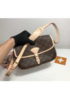 Louis Vuitton Monogram Sologne Shoulder Crossbody Bag Brown M42250