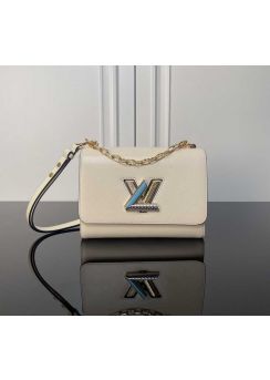 Louis Vuitton Twist PM Shoulder Bag Beige Epi Leather M21033 