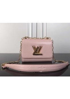 Louis Vuitton Twist PM Shoulder Bag Pink Epi Leather M21033