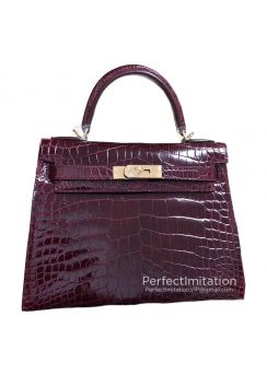 Hermes Kelly Crocodile Leather Tote Bag Hermes Luxury Bags 254551