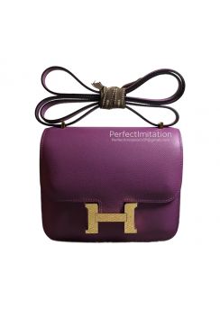 Hermes VIP Epsom Leather Constance Messenger Bag Hermes Luxury Bags 254780