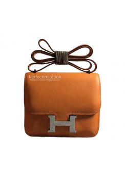 Hermes VIP Epsom Leather Constance Messenger Bag Hermes Luxury Bags 254794