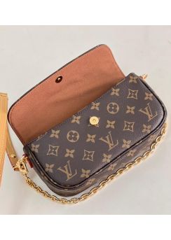 Louis Vuitton Wallet on Chain IVY Shoulder Crossbody Bag Monogram Canvas M81911