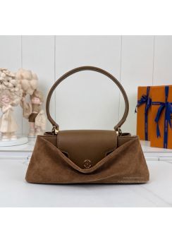 Louis Vuitton Capucines Edito Handbag Brown Suede M29642 1