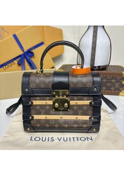 Louis Vuitton LV Monogram Trianon PM M45908 — LV Signature Print in brown