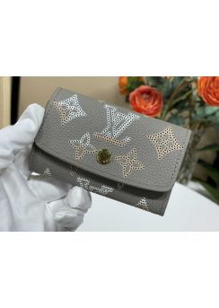 Louis Vuitton 4 Key Holder Grey Mahina Leather Wallet M82648 