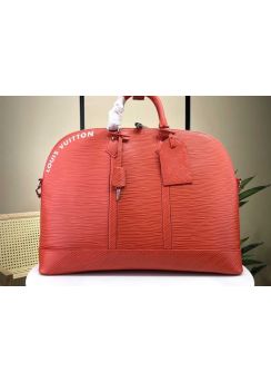 Louis Vuitton Alma Travel GM Red Epi Soft XL Calfskin Bag M23102 