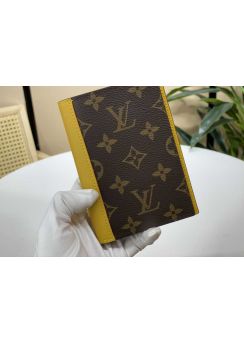 Louis Vuitton Couverture Passeport Monogram Canvas and Yellow Leather M82862