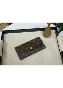 Louis Vuitton Emily Wallet Monogram Canvas and Yellow Leather M61289