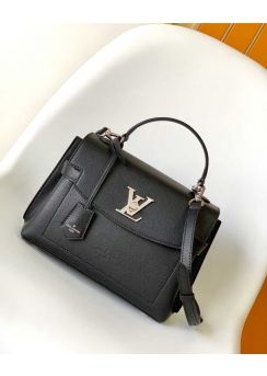 Louis Vuitton Lockme Ever BB Shoulder Crossbody Bag Black Soft Calfskin M53950