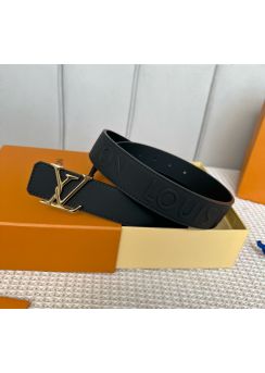 Louis Vuitton LV Attract 35MM Reversible Belt Black