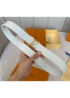 Louis Vuitton LV Attract 35MM Reversible Belt White