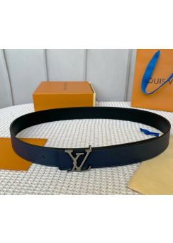 Louis Vuitton LV Attract Belt 35MM Reversible Blue