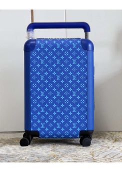 Louis Vuitton Horizon 55 Luggage Trolley Travel Case Blue Monogram Canvas M10100 