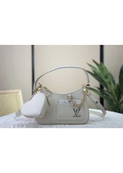 Louis Vuitton Marellini Hobo Shoulder Bag White Epi Leather m20998 