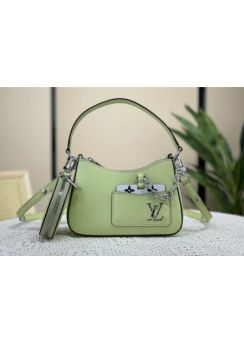Louis Vuitton Marellini Hobo Shoulder Bag Mint Green Epi Leather m20998 
