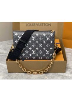 Louis Vuitton Coussin PM Chain Shoulder Bag Black Lambskin M23071 