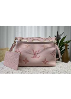 Louis Vuitton Summer Bundle Drawstring Crossbody Bag Rose Pink Leather M46492
