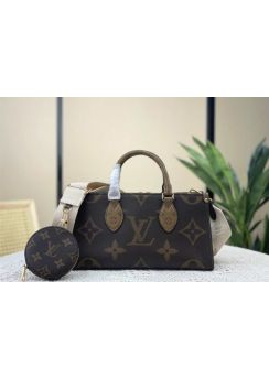 Louis Vuitton OnTheGo East West Tote Top Handle Bag Giant Monogram Reverse Canvas M46653 