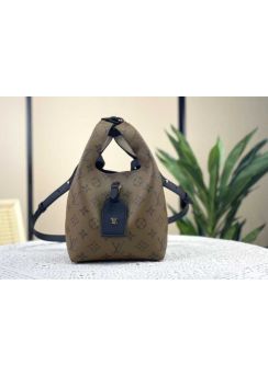 Louis Vuitton Atlantis Monogram Bucket Shoulder Bag M46816