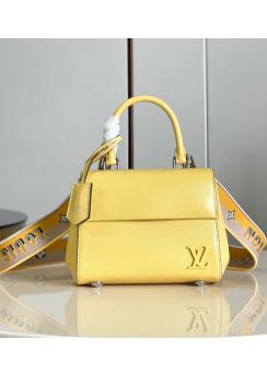 Louis Vuitton Cluny Mini Top Handle Crossbody Bag Yellow Epi Leather M58928