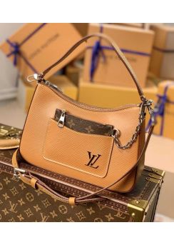 Louis Vuitton Marelle Hobo Shoulder Crossbody Bag Honey Gold Epi Leather M80794 