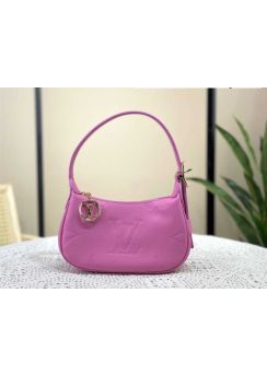 Louis Vuitton Mini Moon Hobo Shoulder Bag Pink Monogram Leather M82425