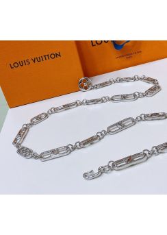 Louis Vuitton My LV Chain Silver Metal Belt