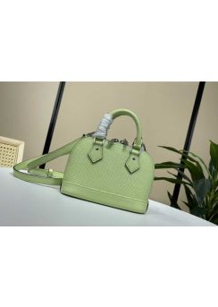 Louis Vuitton Nano Alma Vert Noto Green Epi Leather Two Handle Shoulder Bag M82403