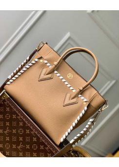 Louis Vuitton On My Side MM Arizona Brown Leather Bag M21569