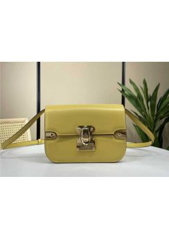 Louis Vuitton Orsay MM Yellow Leather Flap Shoulder Bag with Nlock M23645