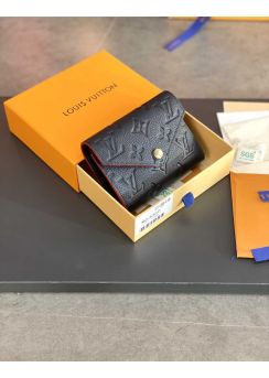Louis Vuitton Victorine LV Gradient Flap Wallet Navy Blue Monogram Leather M82348