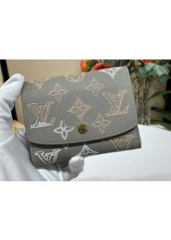 Louis Vuitton Victorine Grey Mahina Leather Wallet M82742