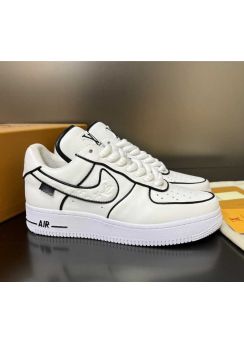 Louis Vuitton x Nike Air Force 1 Leather Sneaker White 35To40To45