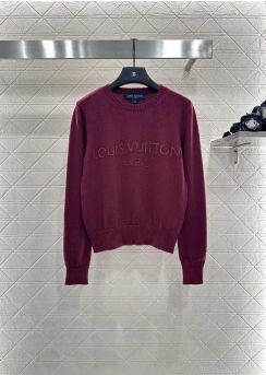Louis vuitton 2025 Beaded Logo Knit Sweater LV2512721