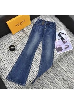 Louis Vuitton 2025 early fall flared denim jeans LV202512753 LV2512753