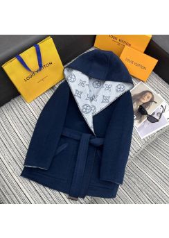 Louis Vuitton 2025 fall reversible hooded double face wool short coat LV202512792 LV2512792
