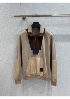 Louis Vuitton 2025 FW check half zip sweatshirt LV202512785 LV2512785