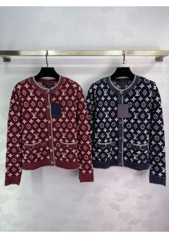 Louis vuitton 2025 FW Crewneck Jacquard Cardigan LV2512691