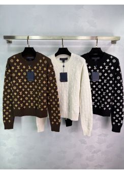 Louis vuitton 2025 FW Embroidered Cashmere Sweater LV2512671