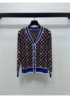 Louis vuitton 2025 FW Jacquard V-Neck Cardigan LV2512695
