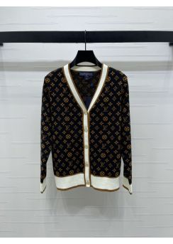 Louis vuitton 2025 FW Jacquard V-Neck Cardigan LV2512697
