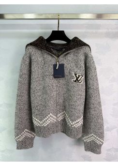 Louis vuitton 2025 FW Pisces Intarsia Hooded Sweater LV2512677
