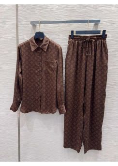 Louis Vuitton 2025 FW Printed Shirt Pants Set LV2512272